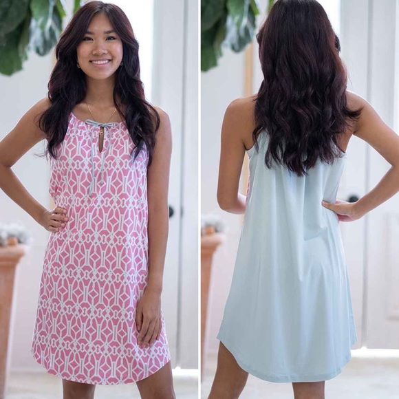 THE ROYAL STANDARD Pink Palace Trellis Babydoll Sleep Dress Nightgown Sz M - Picture 1 of 7
